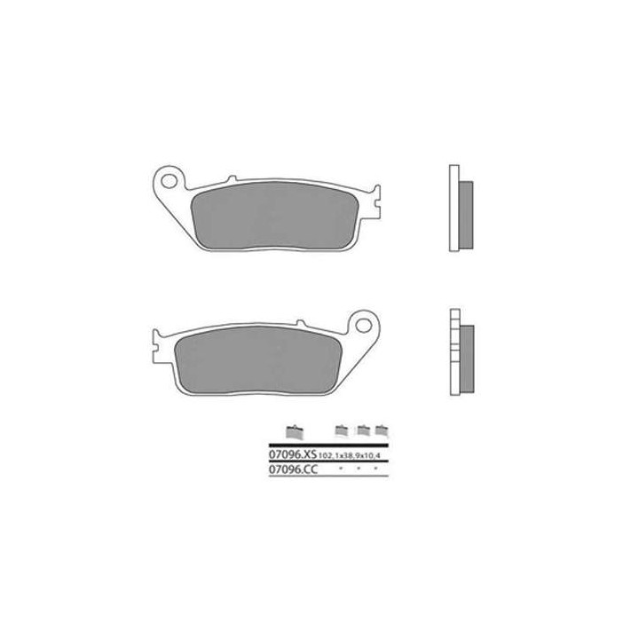 Plaquettes de frein organique BREMBO 07096CC