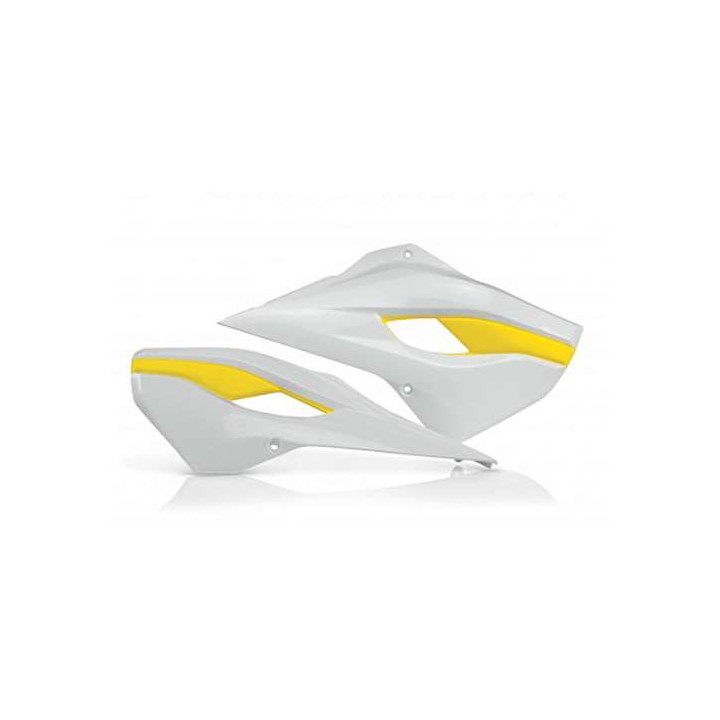 Ouies de radiateur blanc/jaune Acerbis Husqvarna TC125 (0017698.234) Ouies de radiateur blanc/jaune Acerbis Husqvarna TC125 (0017698.234)