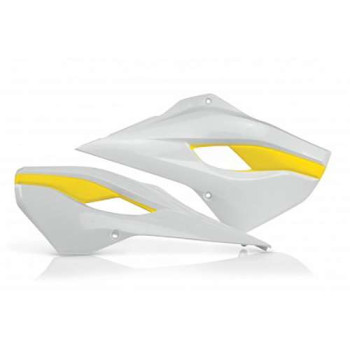 Acerbis Husqvarna TC125 white/yellow radiator fins (0017698.234) Acerbis Husqvarna TC125 white/yellow radiator fins (0017698.234)