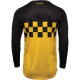 Maillot moto cross Thor HALLMAN DIFFER CHEQ 2022 YELLOW/BLACK