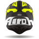 Casque moto cross Airoh AVIATOR 3 GLORY NOIR/JAUNE
