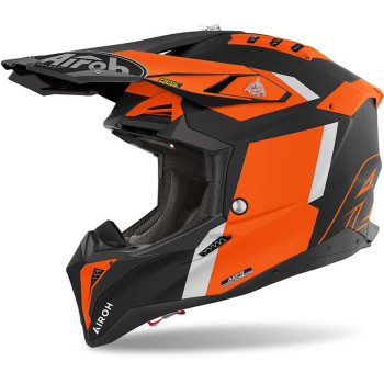 Casque moto cross Airoh AVIATOR 3 GLORY NOIR/ORANGE