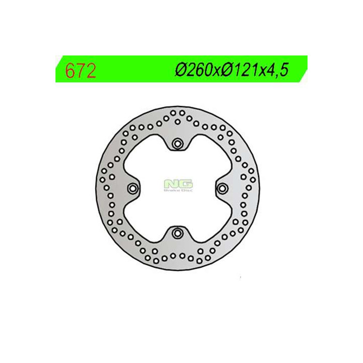 Front brake disc NG 672 Suzuki 650 BURGMAN 02-03