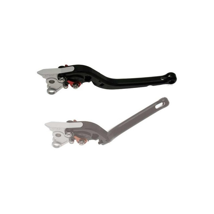 Levier d'embrayage repliable anodisé noir 748 00-02 SS 98-06 996-998 992ST3 MONS 9-916-1000 MULTI-GT