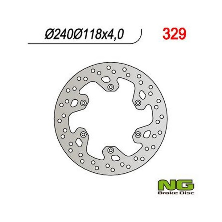 Motorcycle brake disc fixed 240mm (ref. 329)