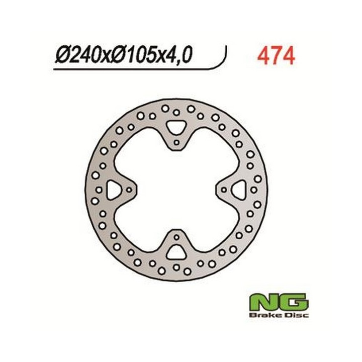 Rear brake disc NG Honda XR650 R / SUPERMOTARD