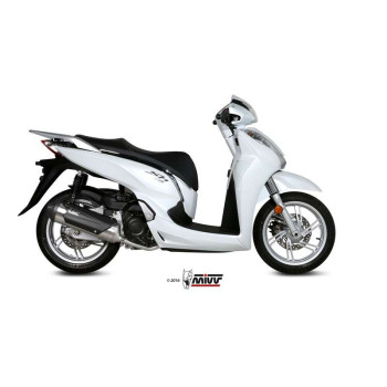 Ligne complète Mivv URBAN Inox (C.HO.0007.K) Honda SH 300 15-16