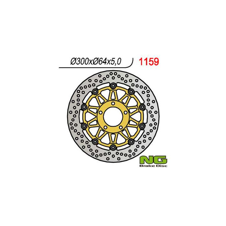 Suzuki Round NG brake disc RGV250 GAMMA / GSX750 INAZUMA 97-03