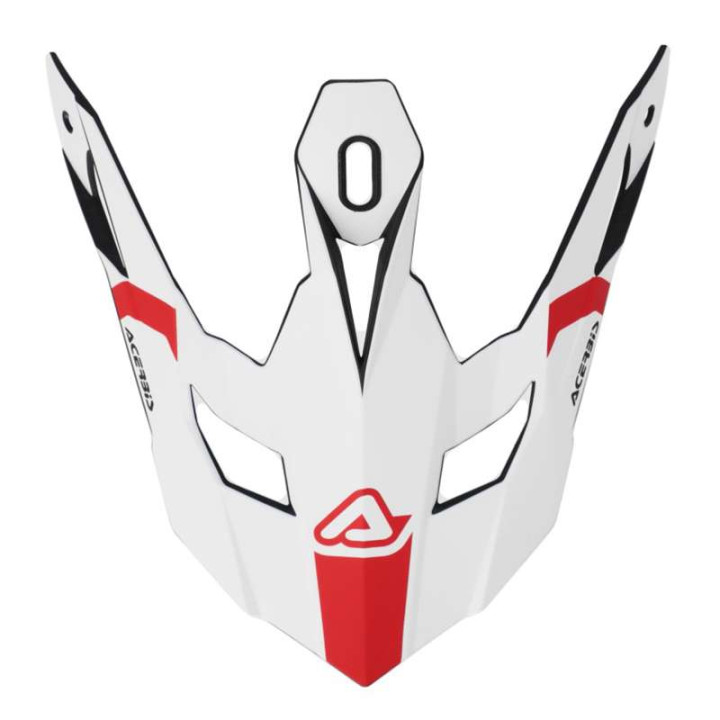Visière pare soleil pour casque Acerbis PROFILE 5 22.06 BLANC/ROUGE Visière pare soleil pour casque Acerbis PROFILE 5 22.06 BLANC/ROUGE