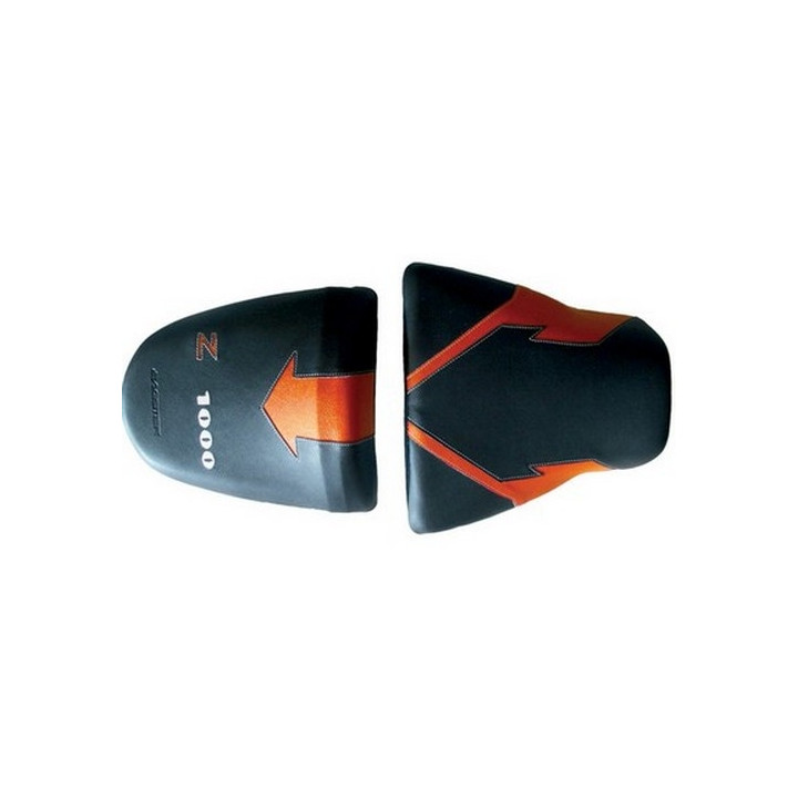 Saddle cover Bagster (2142B) Orange/Black/White Letters Kawasaki Z1000 03-04 Saddle cover Bagster (2142B) Orange/Black/White Letters Kawasaki Z1000 03-04