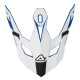 Sun visor for Acerbis helmet PROFILE 5 22.06 WHITE/BLUE