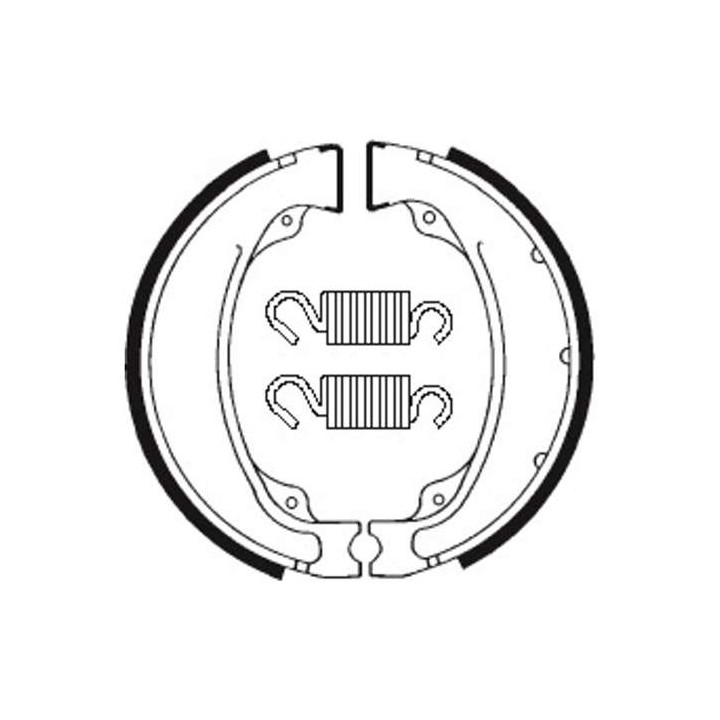 Brake jaws organic motorcycle Tecnium BA055