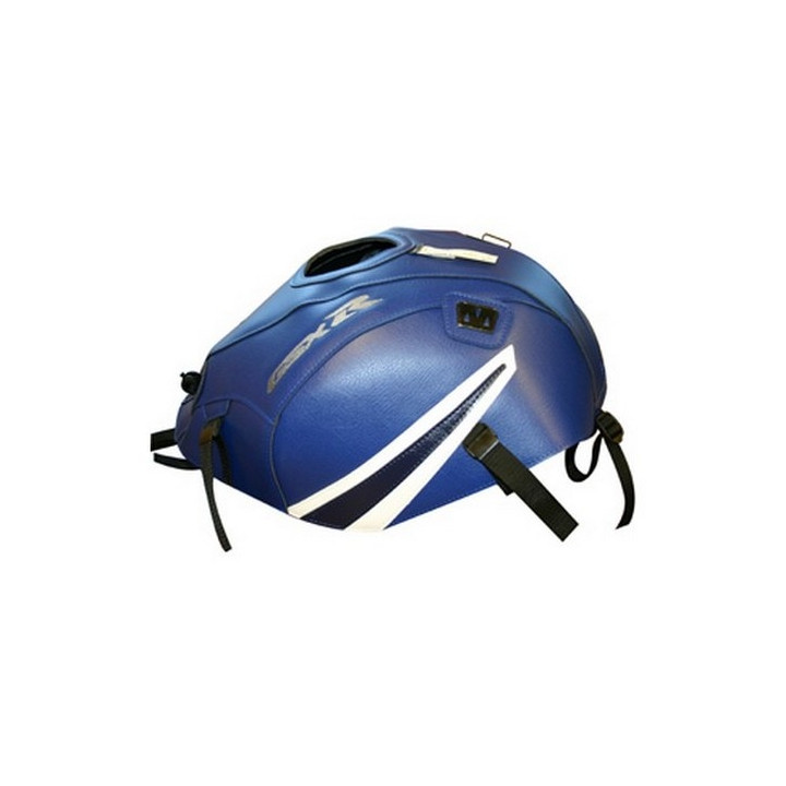 Bagster tank mat blue/white and dark blue dots (1519E) Suzuki GSX750 R