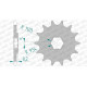 Pignon AFAM 14 dents pas 520 type 22302 Suzuki PE 250
