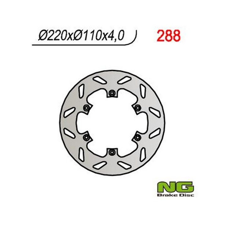 NG motorcycle brake disc (rep. 288)