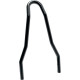 Support rond de Sissy bar noir 13" pour platines de fixation de 19cm