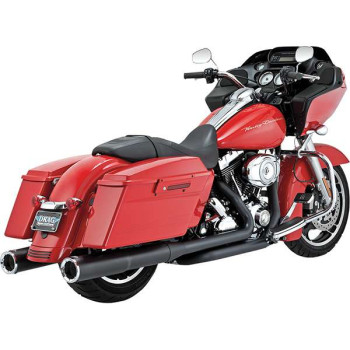 Silencer Vance &amp- Hines HI OUTPUT BLACK (46759) Harley TOURING 95-16