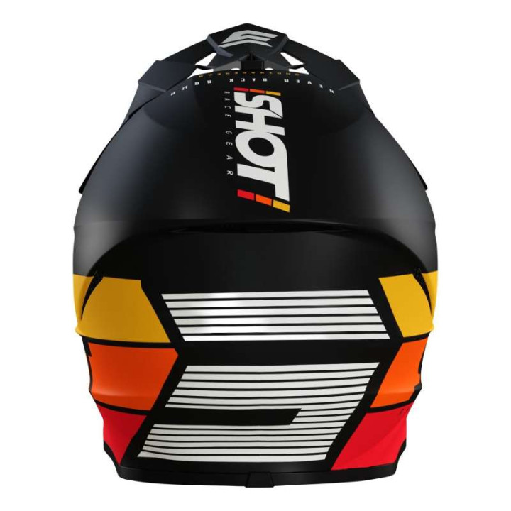Casque moto cross Shot FURIOUS STORY 2022 ORANGE MATT