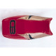 Housse de selle Bagster (2037C) Rouge/Or/Noir/Lettres Noires Honda CB500 94