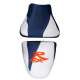 Housse de selle Bagster (2035A) Blanc/Bleu/Lettres Orange Fluo Suzuki GSX750R 96-97 Housse de selle Bagster (2035A) Blanc/Bleu/Lettres Orange Fluo Suzuki GSX750R 96-97