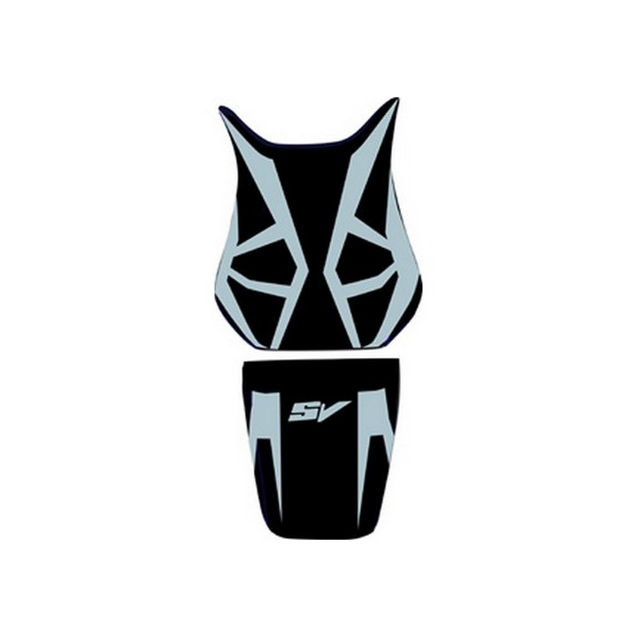 Saddle cover Bagster (2167J) Silver Blue/Black/Letters Silver Blue Suzuki SV650/SV650 S 06