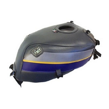 Tapis de réservoir Bagster anthracite/acier/bleu de chine (1337N) Kawasaki ZRX1200 R Tapis de réservoir Bagster anthracite/acier/bleu de chine (1337N) Kawasaki ZRX1200 R