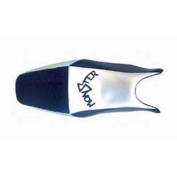 Housse de selle Bagster (2050F) Bleu Fonce/Argent/Lettres Bleu Fonce Ducati 600/750/900 MONSTER 00