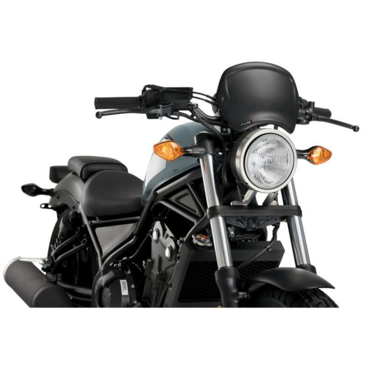 Plaque frontale Puig Noir mat (3702J) CMX500 REBEL