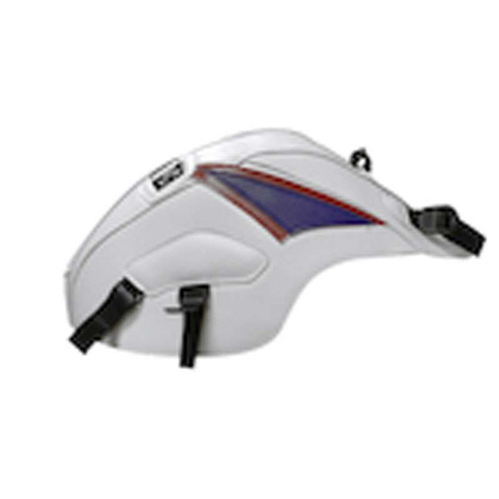 Bagster white tank mat/blue and red dots (1609B) Honda CBR125R CBR250R