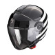 Casque moto Scorpion EXO-CITY II BEE Noir / Blanc Casque moto Scorpion EXO-CITY II BEE Noir / Blanc