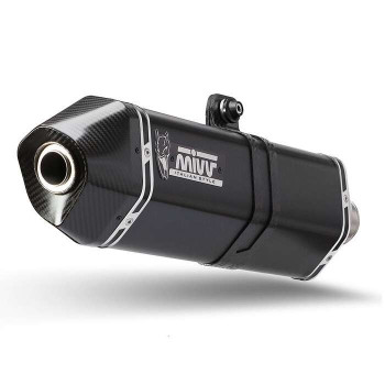 Mivv SPEED EDGE muffler Inox black (A.007.L7) Aprilia Tuono V4RR/Factory