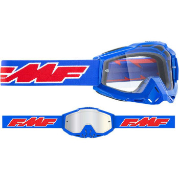 Masque moto cross FMF VISION POWERBOMB ENDURO ROCKET BLUE