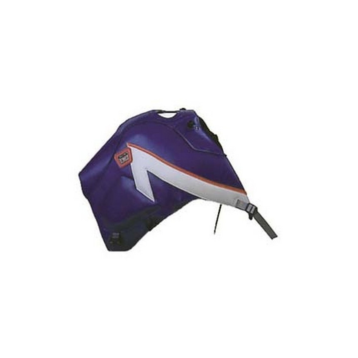 Tapis de réservoir Bagster bleu/bande grise claire/borde fuchsia (1233B) Yamaha XTZ660 Tapis de réservoir Bagster bleu/bande grise claire/borde fuchsia (1233B) Yamaha XTZ660