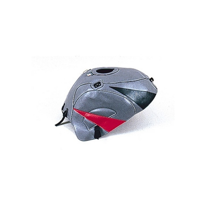 Tapis de réservoir Bagster acier/pointe noire/pointe rouge (1316I) Suzuki GSX600 R Tapis de réservoir Bagster acier/pointe noire/pointe rouge (1316I) Suzuki GSX600 R