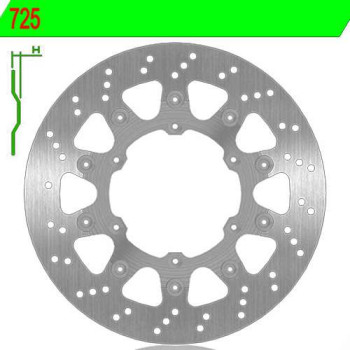 Front brake disc NG 725 LC4 SM 98-07/690 SM 07-08
