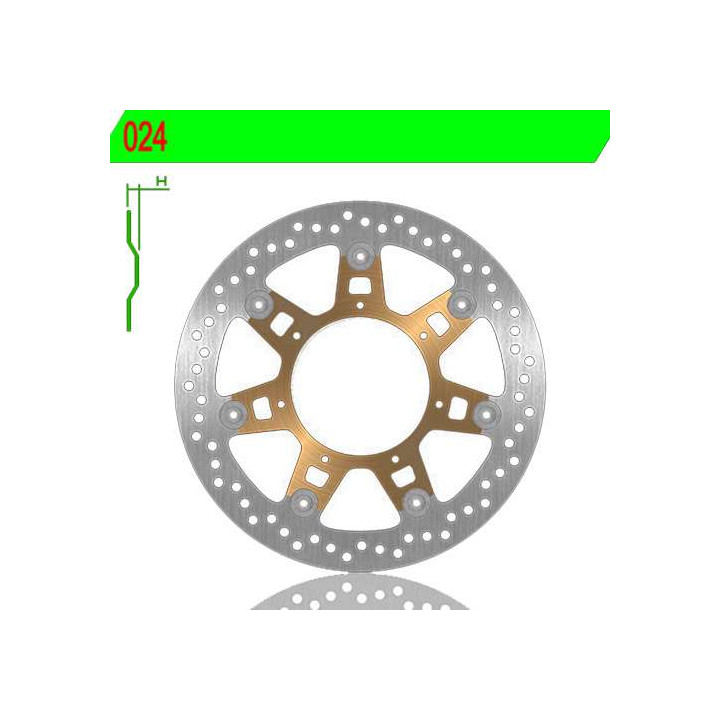 Front left brake disc NG 024 RIEJU RS2 50 03