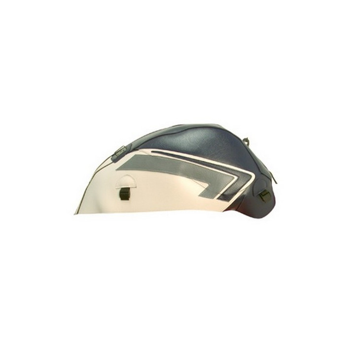 Tapis de réservoir Bagster bleu fonce/blanc/acier (1435L) Suzuki GSX1400 Tapis de réservoir Bagster bleu fonce/blanc/acier (1435L) Suzuki GSX1400