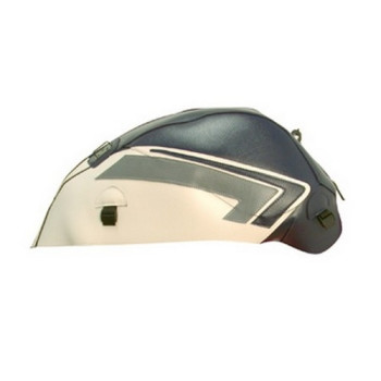 Tapis de réservoir Bagster bleu fonce/blanc/acier (1435L) Suzuki GSX1400 Tapis de réservoir Bagster bleu fonce/blanc/acier (1435L) Suzuki GSX1400
