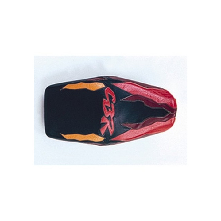 Saddle cover Bagster (2003P) Black/Coquelicot/Bordeaux Clair/Abricot/Letters Coquelicot Honda CBR600 95-96