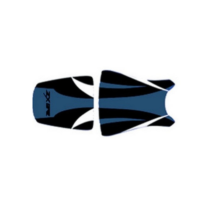 Housse de selle Bagster (2089M) Bleu De Chine/Noir/Blanc/Lettres Noires Kawasaki ZX9 R NINJA/ZX 9 R 02 Housse de selle Bagster (2089M) Bleu De Chine/Noir/Blanc/Lettres Noires Kawasaki ZX9 R NINJA/ZX 9 R 02