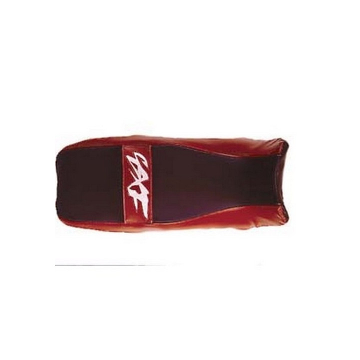 Housse de selle Bagster (2022C) Bordeaux Fonce/Rouge/Letters Argent Suzuki GSX1100 F 93-94