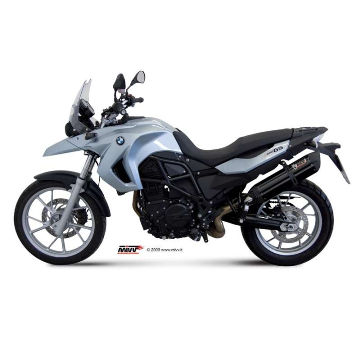Silencieux homologué Mivv SUONO Inox noir (B.007.L9) BMW F650GS/F800GS Silencieux homologué Mivv SUONO Inox noir (B.007.L9) BMW F650GS/F800GS
