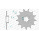 Pignon AFAM 12 dents pas 415 type 94100 Aprilia 50 Wind