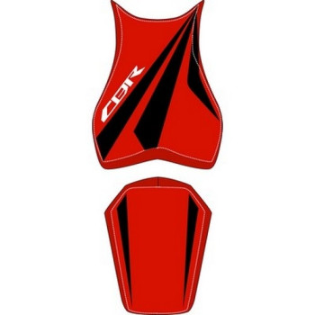 Housse de selle Bagster (2198A) Rouge/Noir/Lettres Blanches Honda CBR1000RR 08-09