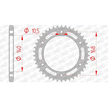 AFAM steel crown 47 teeth not 525 type 92635