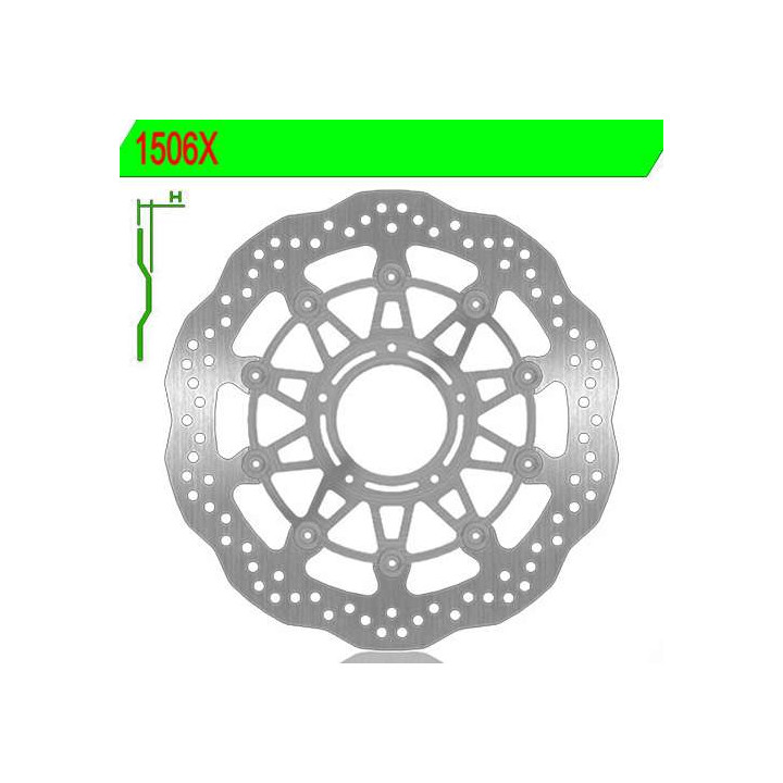 Front left brake disc NG 1506X 1000 F4 RC RR 15-17