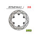 Front brake disc NG Honda XL600V Transalp 87-96 / Vigor 98-03