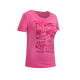Tee-shirt femme Acerbis SP CLUB RUSH LADY Fuchsia