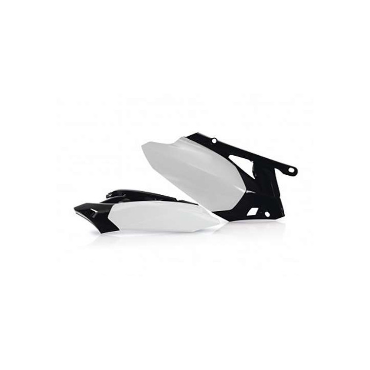 Plaques latérales noir/blanc Acerbis Yamaha YZF450 (0013773.237)