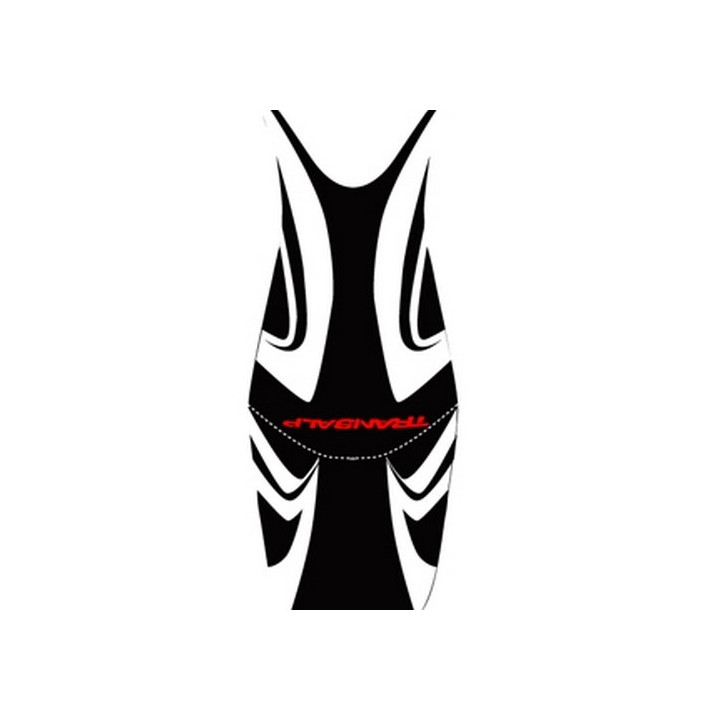 Saddle cover Bagster (2199E) Black/White/Red letters Honda TRANSALP 700 10-11